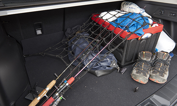 フォレスター 荷室と釣り道具