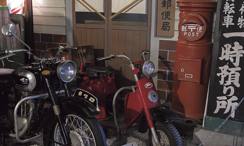 カートピア 九州自動車歴史館に展示されている郵便配達車仕様の富士重工製ラビット | SUBARU