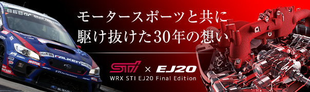 WRX STI EJ20 Final Edition × STI
